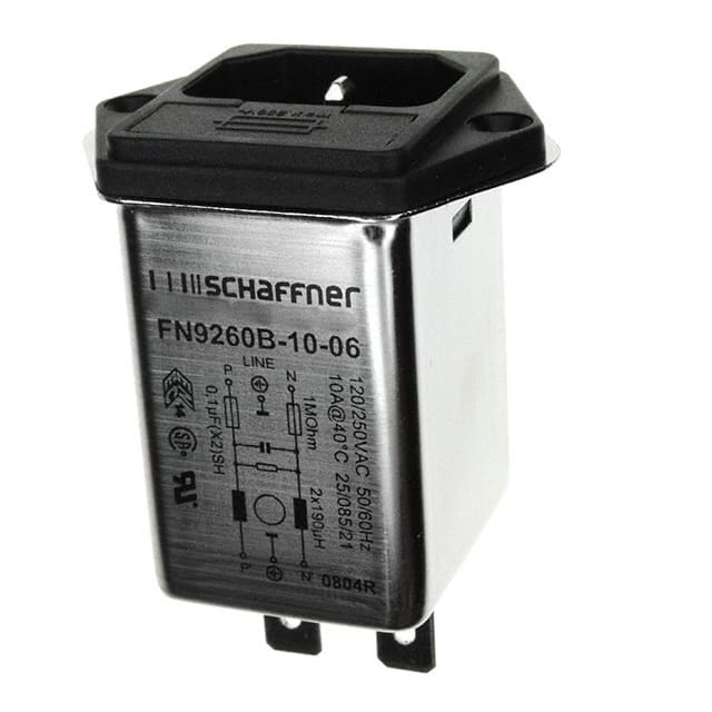 FN9260B-10-06 Schaffner EMC Inc.  Moduli di ingresso alimentazione (PEM)